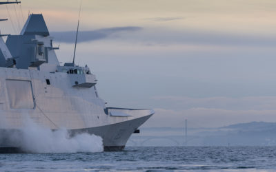 Frégate FREMM en rade de Brest !